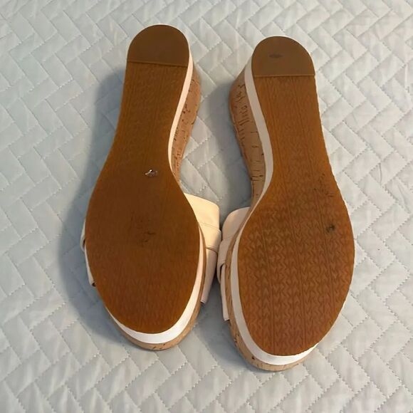 Micheal Kors White slip ons Size 10 - Picture 4 of 6